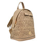 Mochila Backpack Chatties Corte Laser Gris Pardo