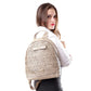 Mochila Backpack Chatties Corte Laser Gris Pardo