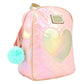 Mochila Backpack Lulu corazón Pompón Rosa