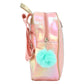 Mochila Backpack Lulu corazón con Pompón Rosa