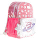 Mochila Baby Phat en tonalidades rosa, detalles en glitter
