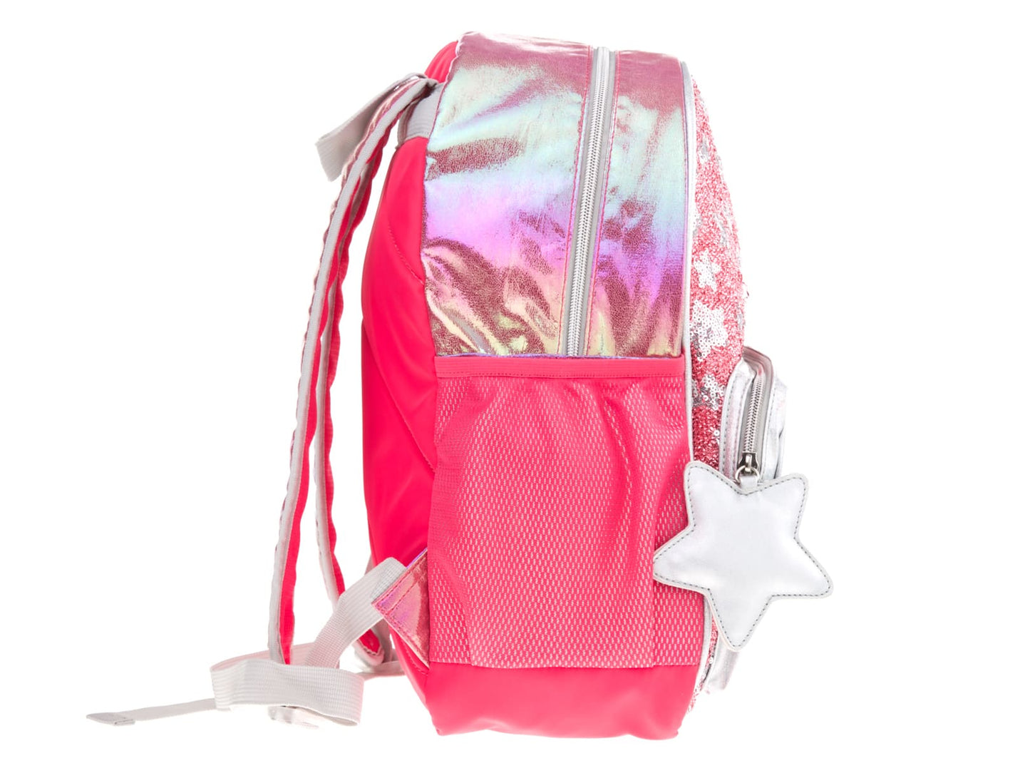 Mochila Baby Phat en tonalidades rosa, detalles en glitter