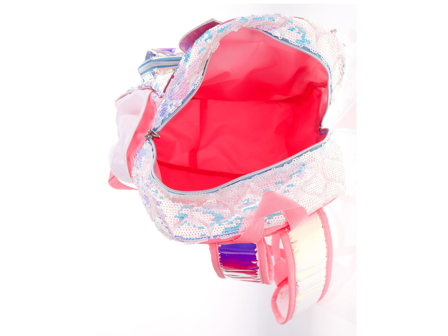 Mochila Baby Phat sirena rosa metálico con lentejuela