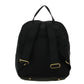 Backpack [Chatties] de nylon con bolsa frontal color negro