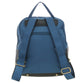 Backpack [Chatties] de nylon con bolsa frontal color navy