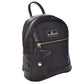 Backpack [Ted Lapidus] de cuero con monedero color negro