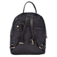 Backpack [Ted Lapidus] de cuero con monedero color negro