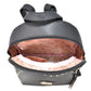 Backpack [Chatties] con doble bolsa y diseño de estoperoles color negro