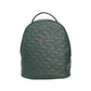 Mochila Tipo Backpack Para Dama [Ted Lapidus] Color Verde Texturizado