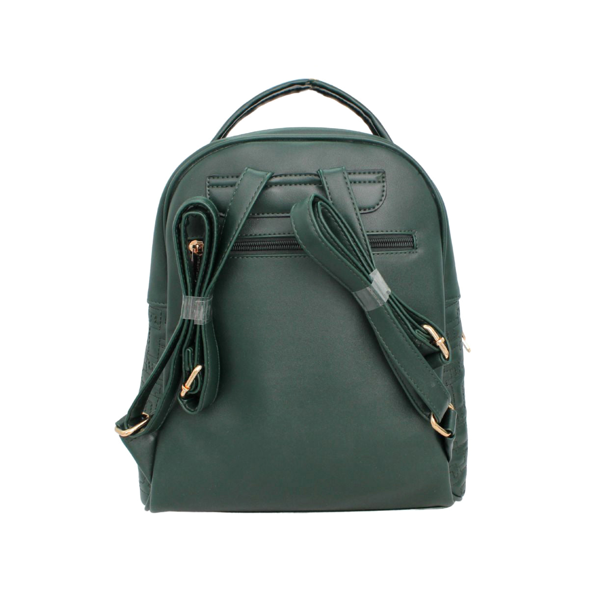 Mochila Tipo Backpack Para Dama [Ted Lapidus] Color Verde Texturizado