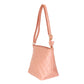 Bolsa [Lulu] tipo crossbody con diseño capitonado color rosa