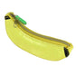 Estuche en forma de plátano color amarillo