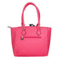 Bolsa [Dulce Miel] tipo mini tote con moño y diseño de corazones color fucsia