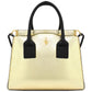 Bolsa [Baby Phat] tipo satchel crossbody con estoperoles color dorado