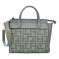 Bolsa Estampado Frontal Ted Lapidus Con Correa Larga Tote Menta