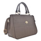 Bolsa Chatties Diseño Cuadros Tipo Tote Con Correa Kaki