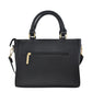 Bolsa Para Dama Chatties Cuadros Tipo Tote Con Correa Color Negro