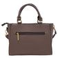 Bolsa Para Dama Chatties Cuadros Tipo Tote Con Correa Color Gris Pardo