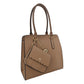 Bolsa Tote De Dama (Chatties) Más Monedero Con Cadena Color Beige