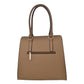Bolsa Tote De Dama (Chatties) Más Monedero Con Cadena Color Beige