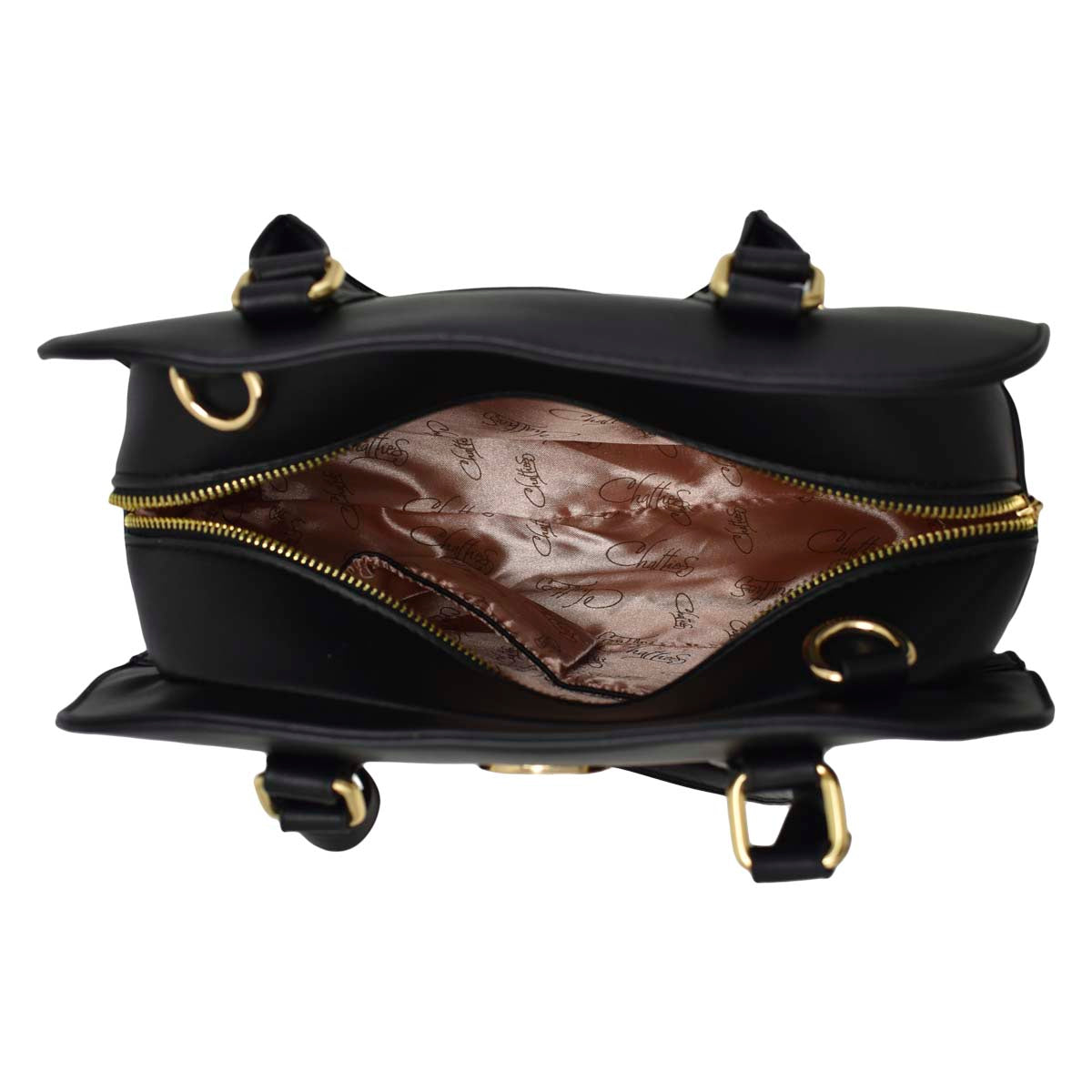 Bolsa [Ted Lapidus] Color Negro Decorativo Tipo Tote