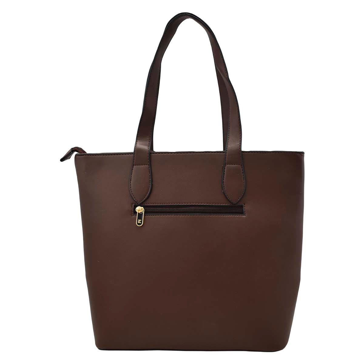 Bolsa [Ted Lapidus] Color Café Decorativo Tipo Tote