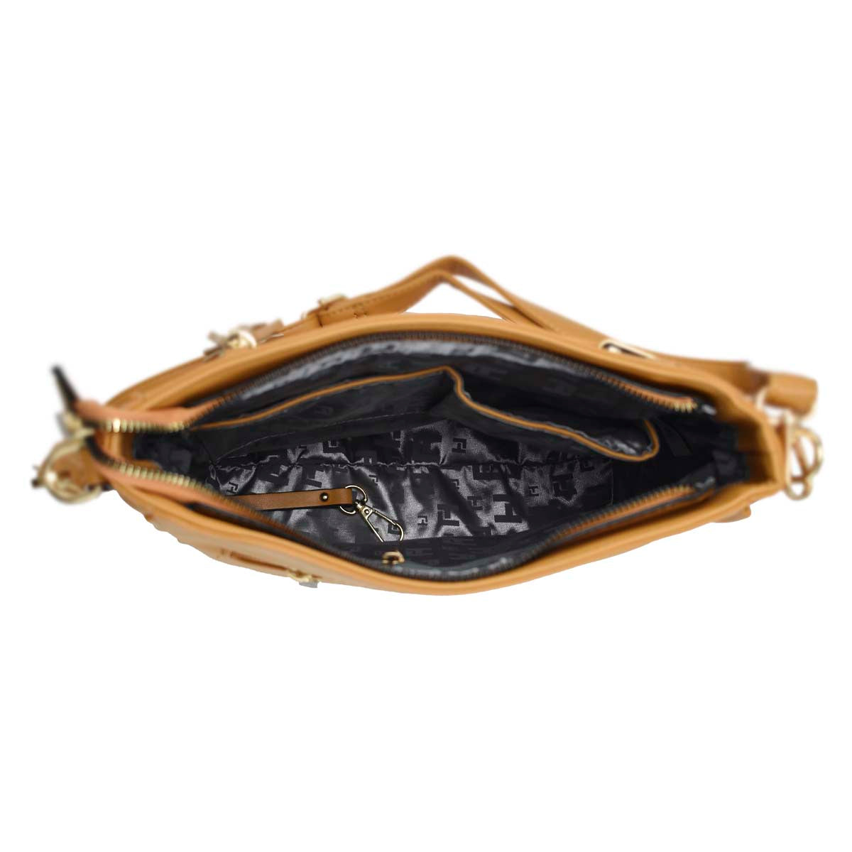 Bolsa [Ted Lapidus] Tipo Mini Tote Crossbody Mostaza