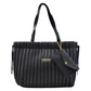 Bolsa Diseño Rayas [Ted Lapidus] Mini Tote Con Monedero Color Negro