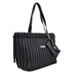 Bolsa Diseño Rayas [Ted Lapidus] Mini Tote Con Monedero Color Negro