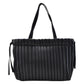 Bolsa Diseño Rayas [Ted Lapidus] Mini Tote Con Monedero Color Negro