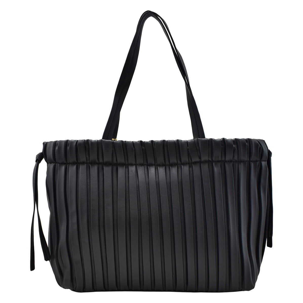 Bolsa Diseño Rayas [Ted Lapidus] Mini Tote Con Monedero Color Negro