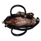 Bolsa (Chatties) Tipo Tote Color Negro Con Moño Decorativo