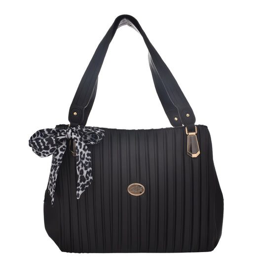 Bolsa Tote Chatties Moño Decorativo Diseño Rayas
