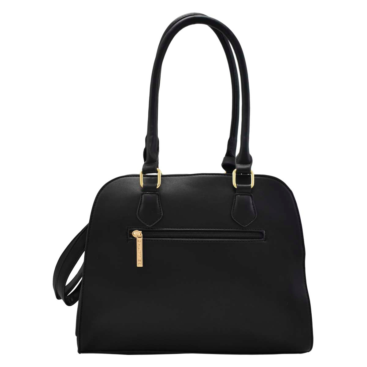 Bolsa [Chatties] Tipo Bowler Con Monedero Incluido Negro