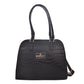 Bolsa [Ted Lapidus) Tote Estilo Piel De Cocodrilo Color Negro