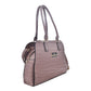 Bolsa [Ted Lapidus) Tote Estilo Piel De Cocodrilo Color Lila