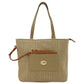 Bolsa Tote Con Texura Y Monedero Color Marfil Chatties