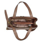 Bolsa De Dama Tote Diseño Floreado Moka Chatties