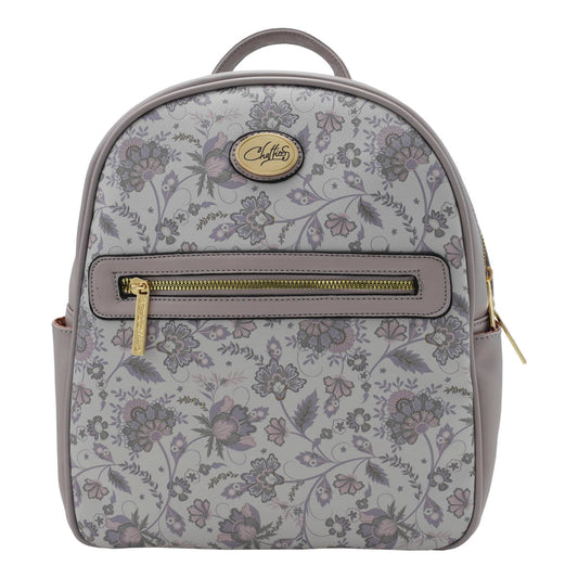 Mochila Backpack Flores Lila Chatties