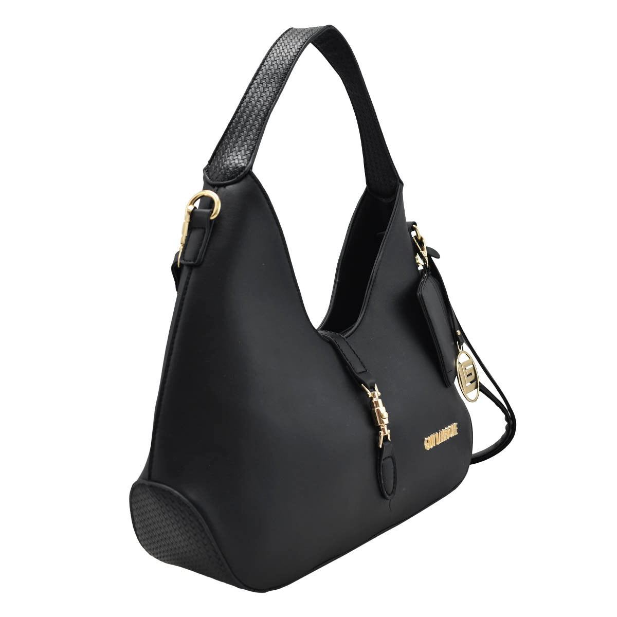 Bolsa Para Dama Tipo Hobo Color Negro Guy Laroche