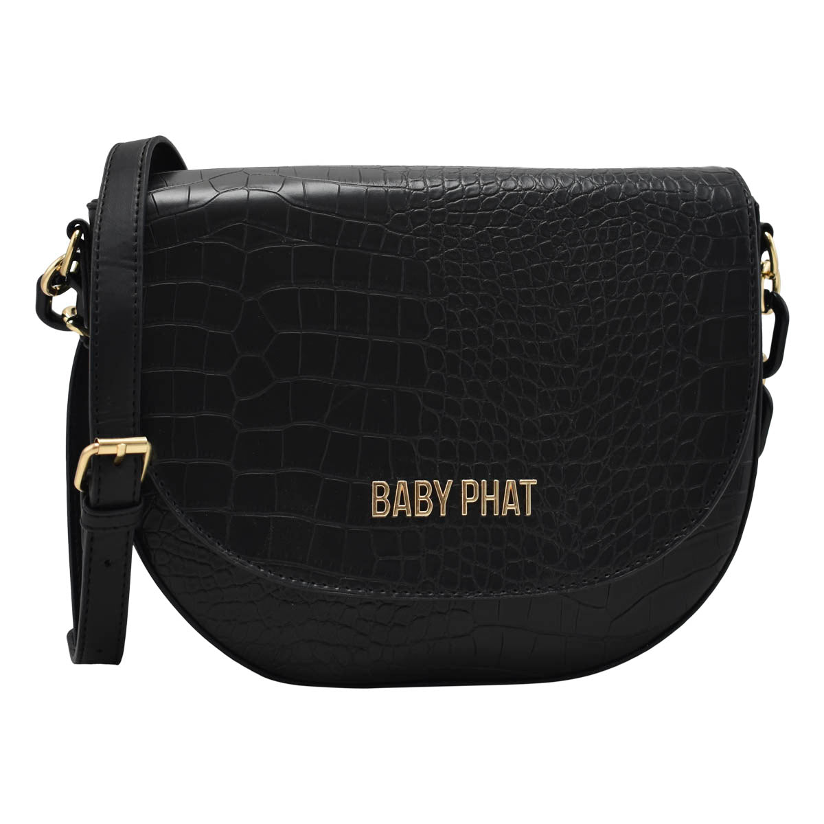 Bolsa Para Dama Crossbody Animal Print Estilo Piel De Cocodrilo Baby Phat