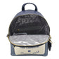Mochila Para Dama Vintage Azul Ted Lapidus