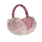 Orejeras de diadema Peschelle con glitter color rosa
