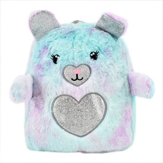 Mochila Peschelle con diseño de oso de peluche multicolor.