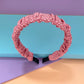 Diadema para el cabello Peschelle con estrellas color rojo