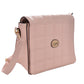 Bolsa [Chatties] Crossbody con diseño capitonado cuadriculado color rosa