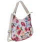 Bolsa [Baby Phat] tipo tote con diseño floreado color blanco