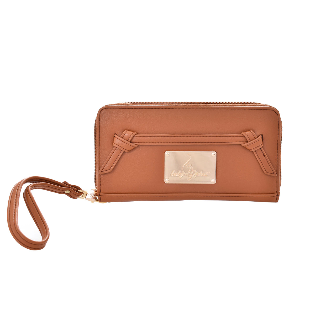 Cartera para dama [Baby Phat ] con correa color camel