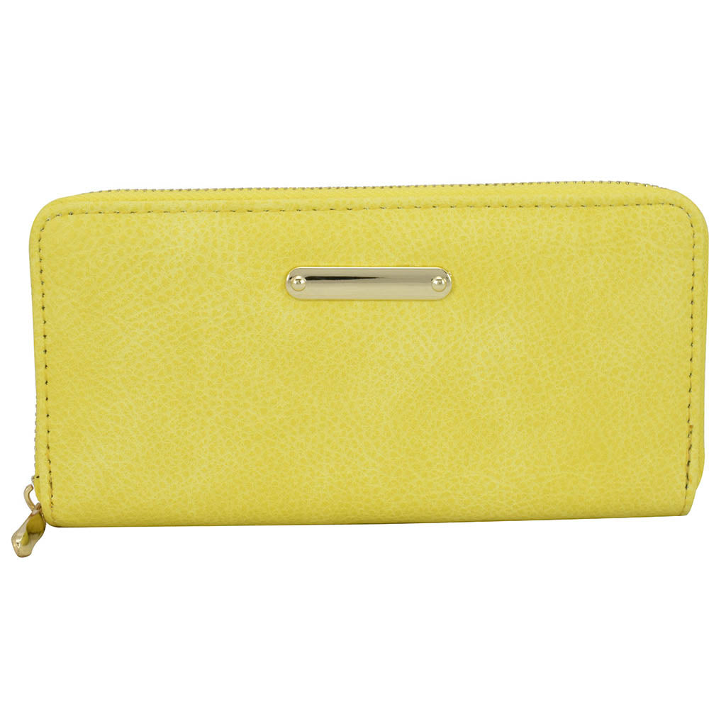 Copia de Cartera para dama Peschelle color amarillo