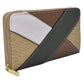 Cartera para dama Peschelle con diseño tipo mosaico multicolor nude